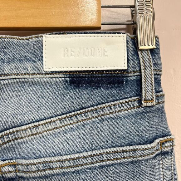 Re/Done Comfort Stretch High Rise Ankle Crop - Picture 7 of 11